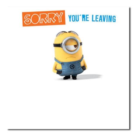 Sorry You Are Leaving Minions Card 